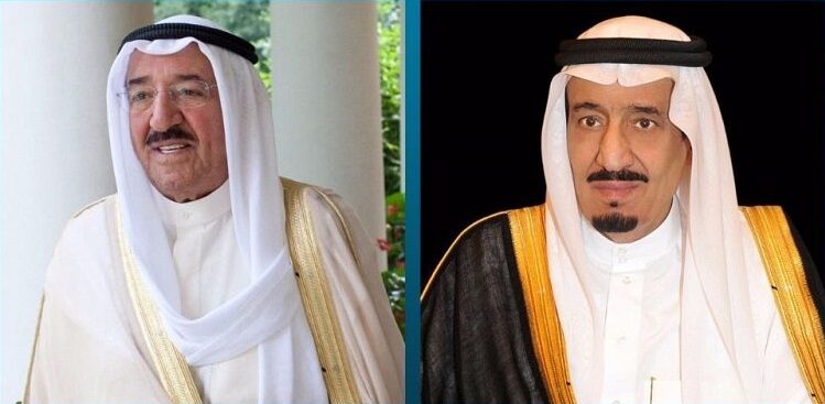 خادم الحرمين وأمير الكويت