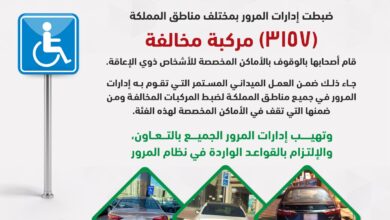 الحملة الميدانية لمخالفي مواقف الأشخاص ذوي الإعاقة