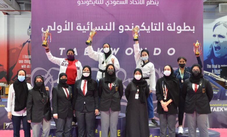 بطولة المملكة لـ«البومسي» التي شاركت فيها أريج السيهاتي.
