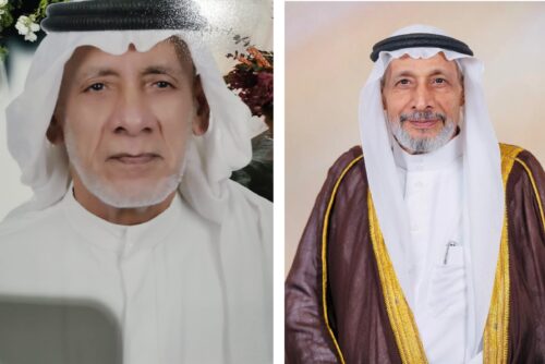 المعلمان: عبدالكريم الزاهر وعبدالله أبو عبدالله.