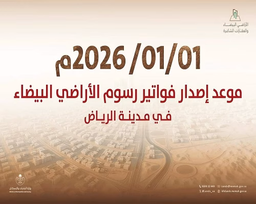 رسوم الأراضي البيضاء في الرياض